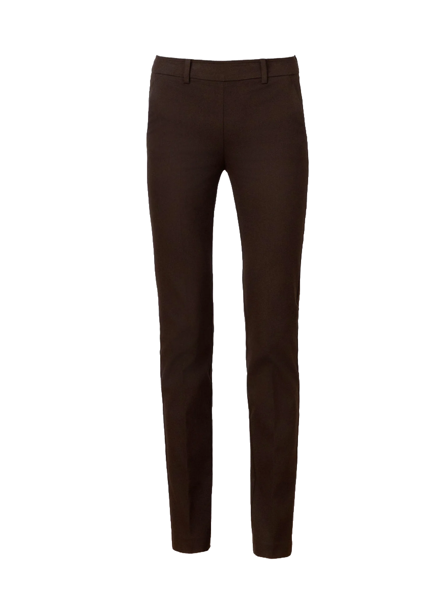 Romeo Flannel Pant in Brown - Avenue Montaigne