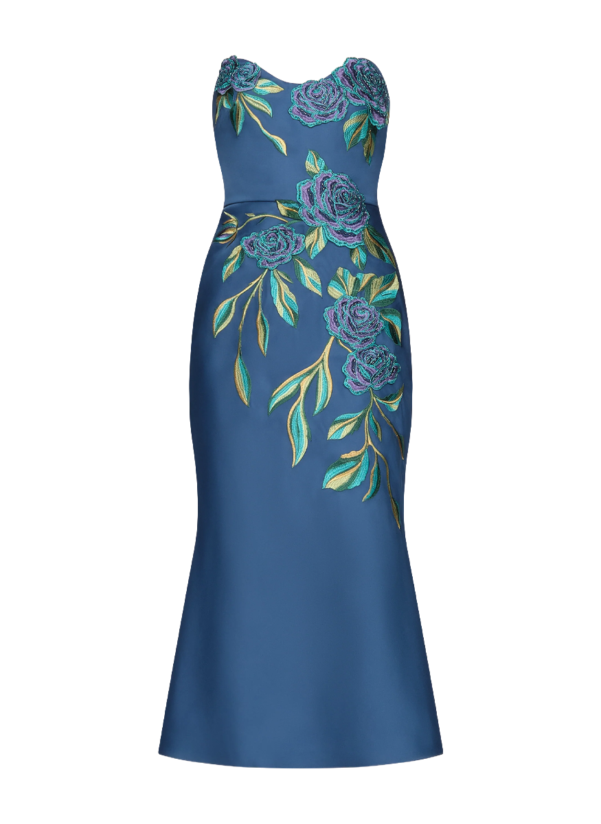 Emmeline Embroidered Dress - THEIA