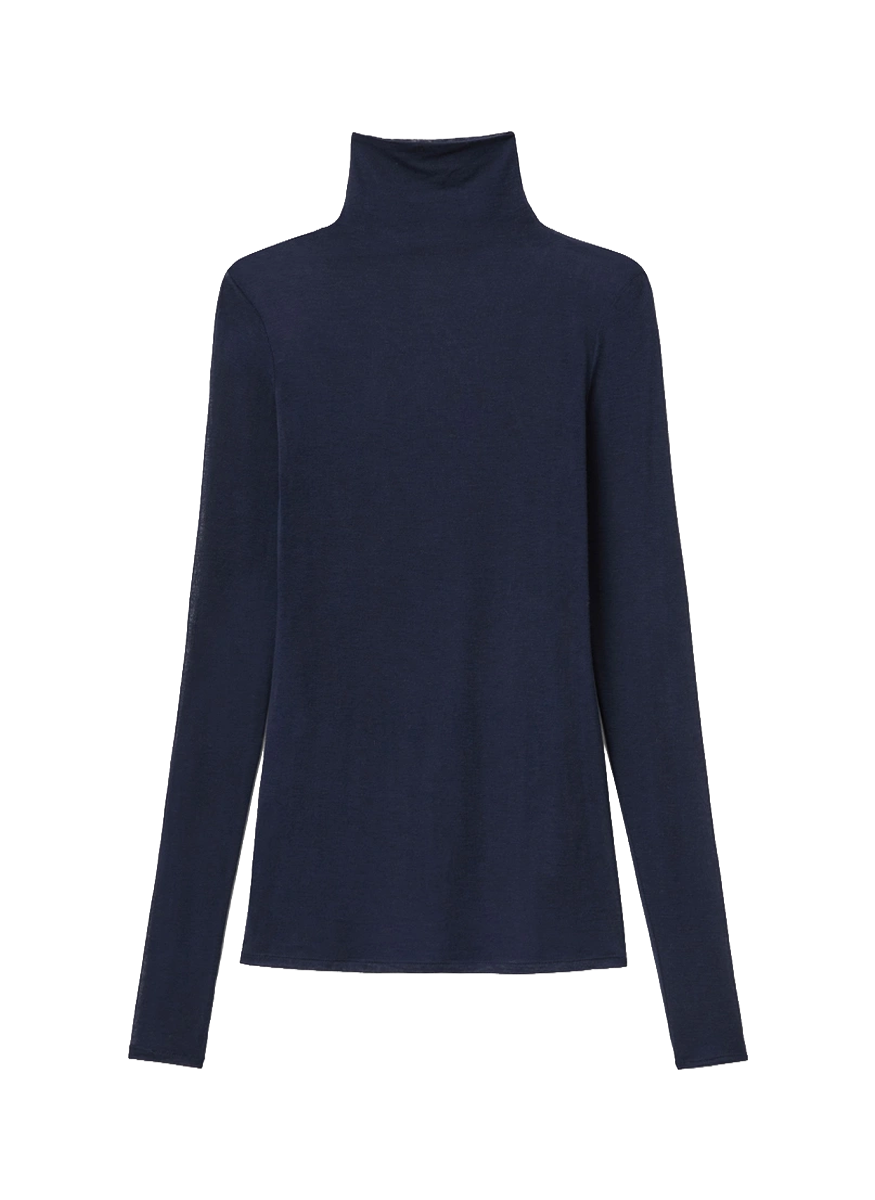 Elongated Fitted Turtleneck