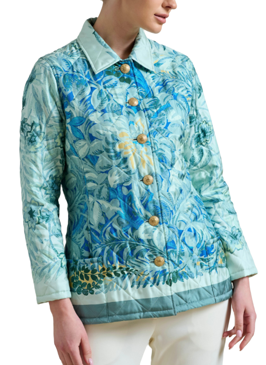 Corsica Printed Quilted Jacket