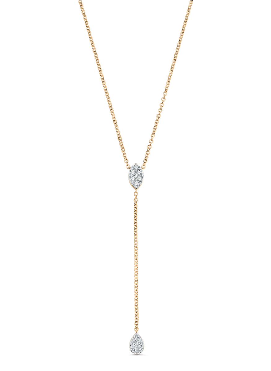 Reverie Marquise and Pear Drop Necklace