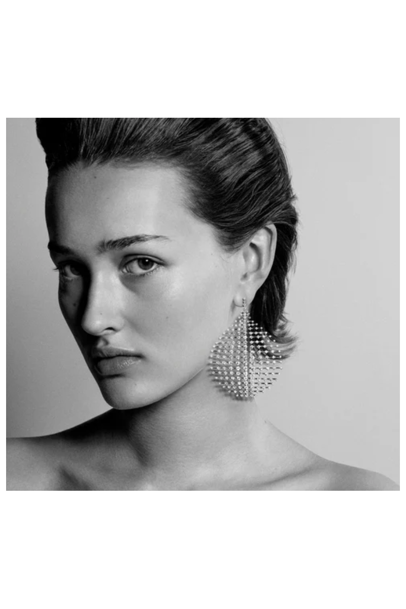 Disco Medium Earrings Black