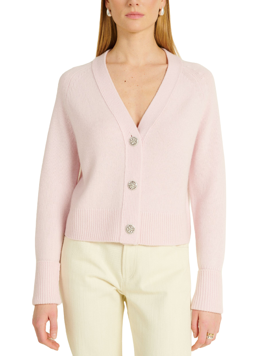 Jessica V-Neck Wool Cardigan - DMN Paris