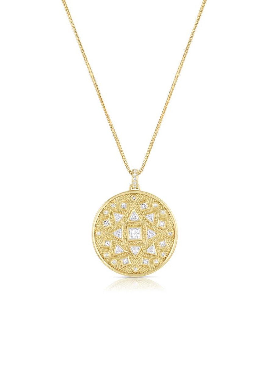 Star Showers Medallion Necklace