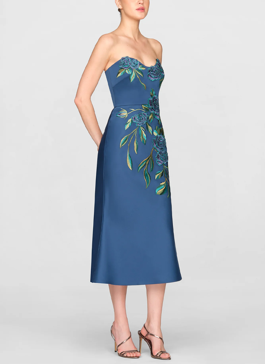 Emmeline Embroidered Dress - THEIA
