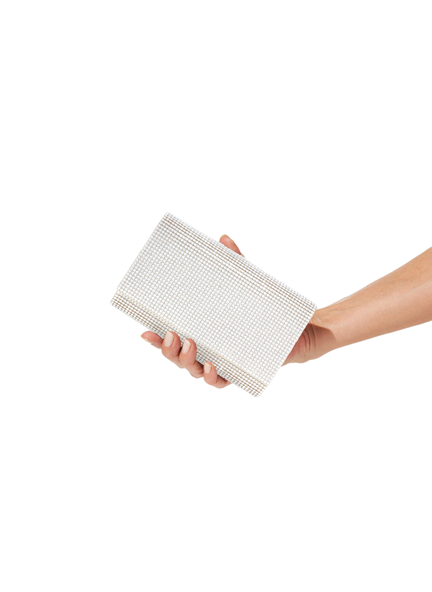 Fizzy Crystal Clutch in Opal - Judith Leiber Couture