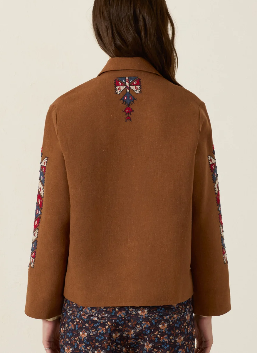 Western Doe Arrow Silk Jacket - Alix of Bohemia
