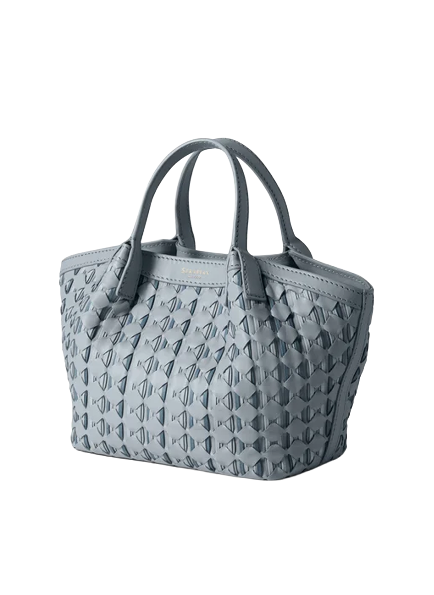 Mini Secret Mosaico Bag in Arctic Blue - Serapian