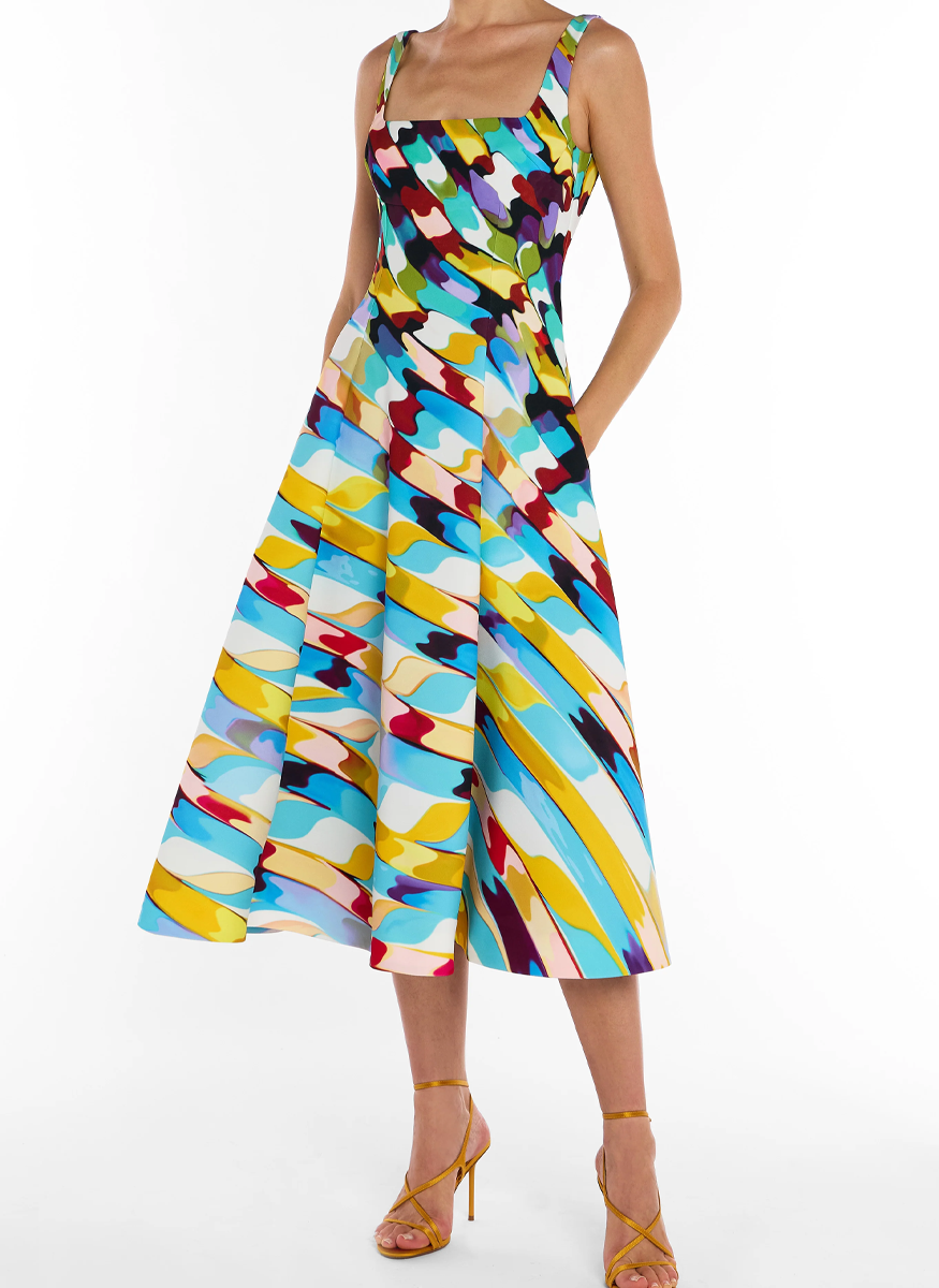 Beaux Dress Reticello Primrose - Mary Katrantzou