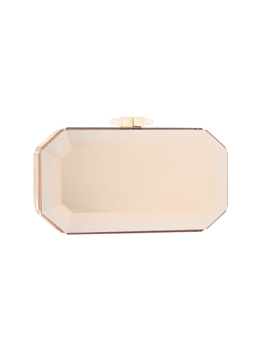 Faye Resin Clutch With Quartz - Judith Leiber Couture