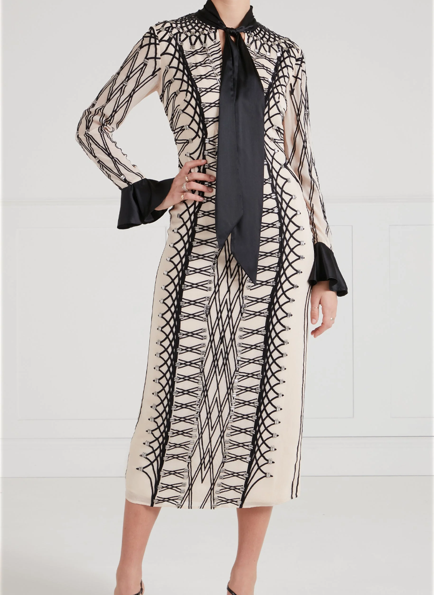 Cressida Tie Dress - Temperley London
