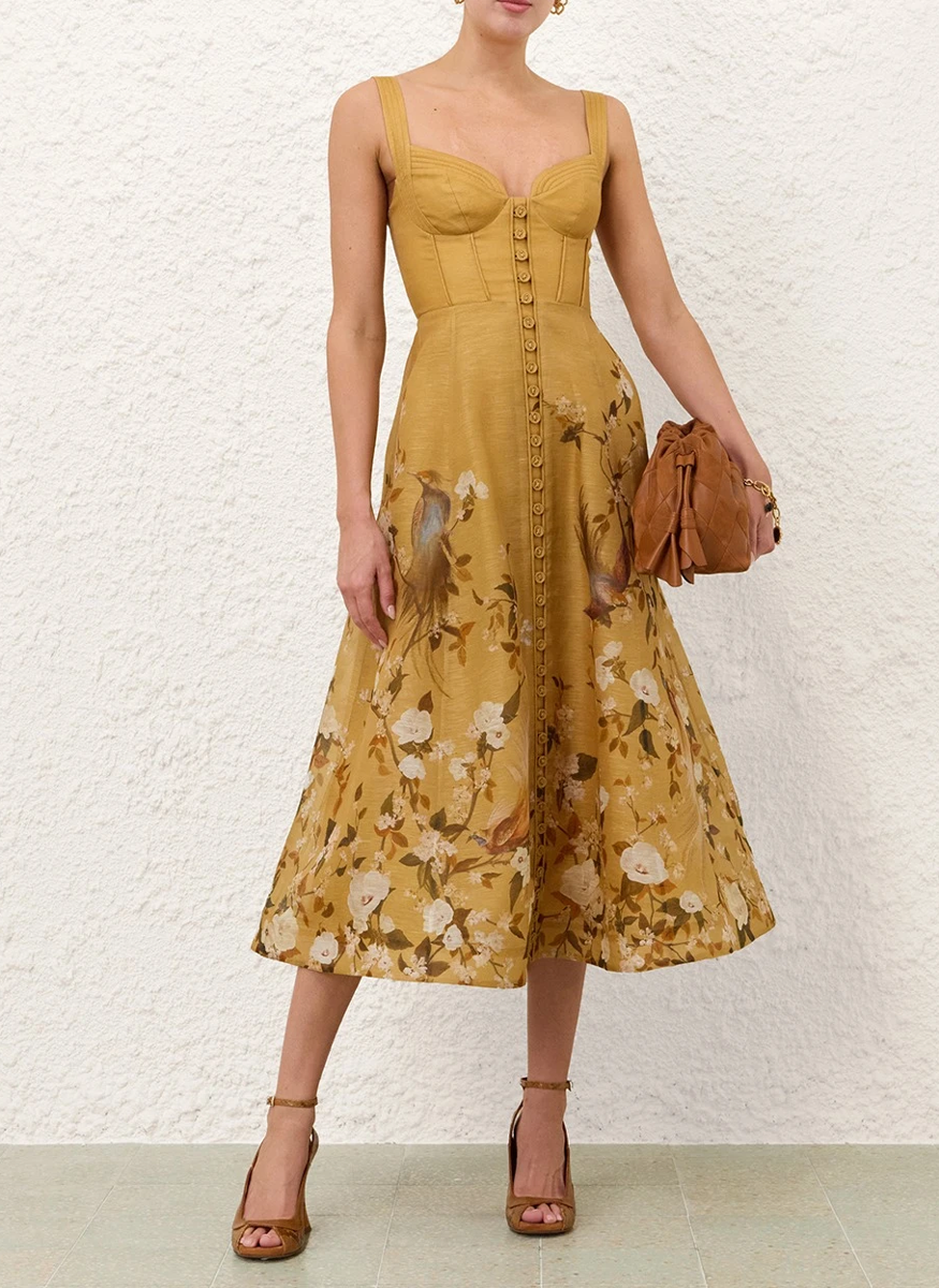 Momentum Corded Midi Dress - Zimmermann