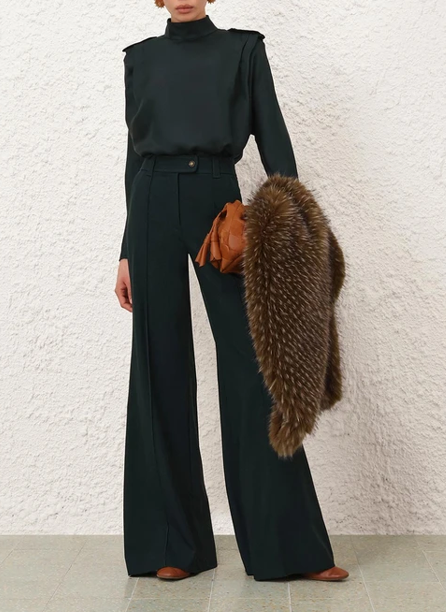 Valiant Wool Flare Pant - Zimmermann