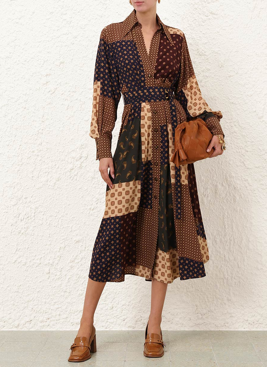 Tuck Midi Dress - Zimmermann