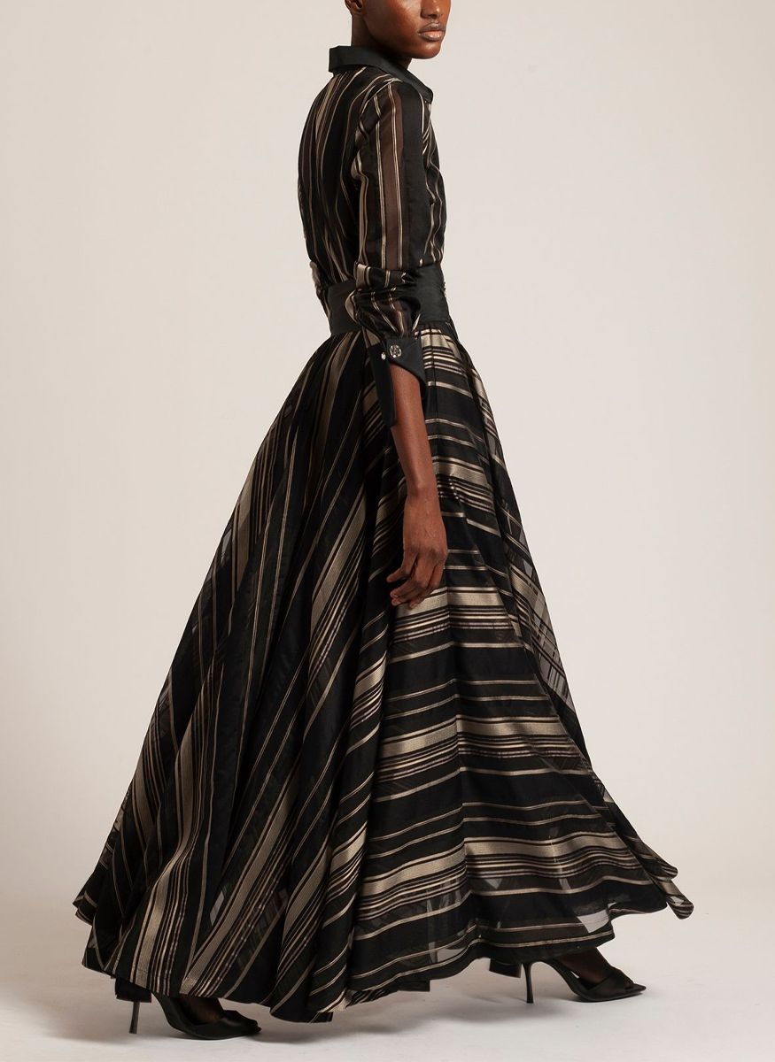 Mariasole Long Sleeve Dress in Black