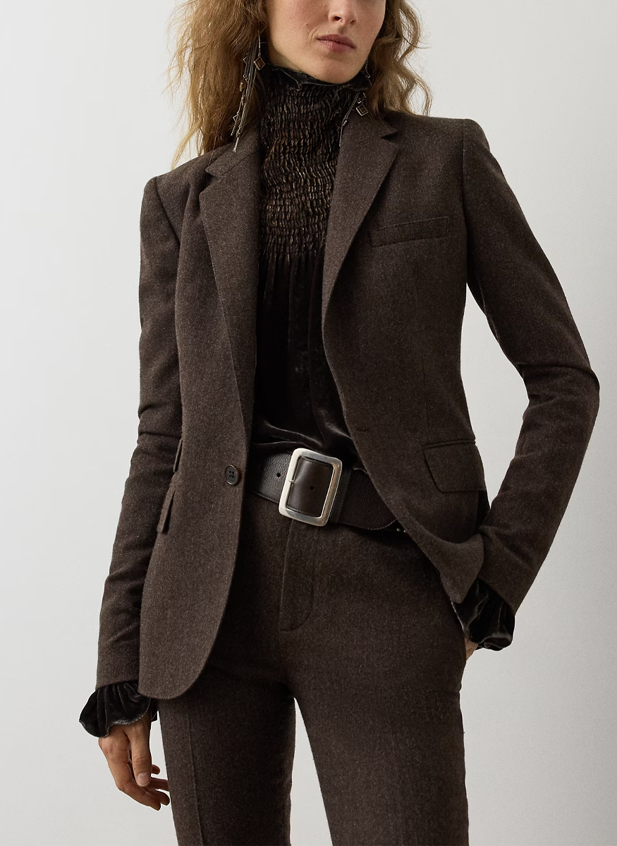 Parker Striped Herringbone Jacket