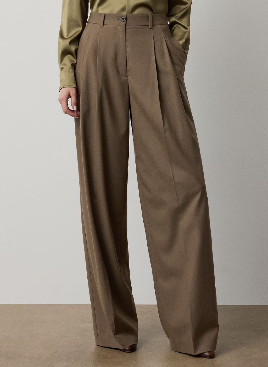 Clarice Wool-Blend Pant - Ralph Lauren Collection