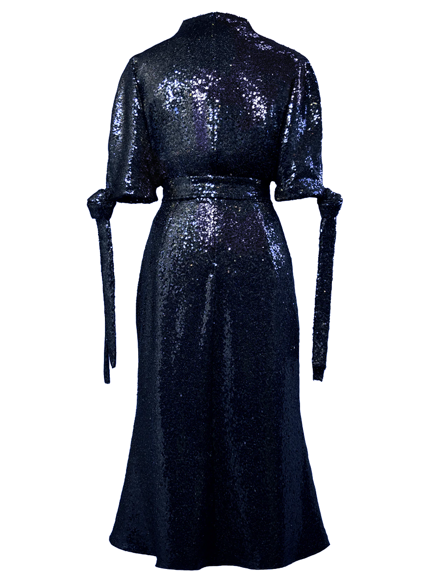 Pedernal Sequin Midi Dress - Edeline Lee