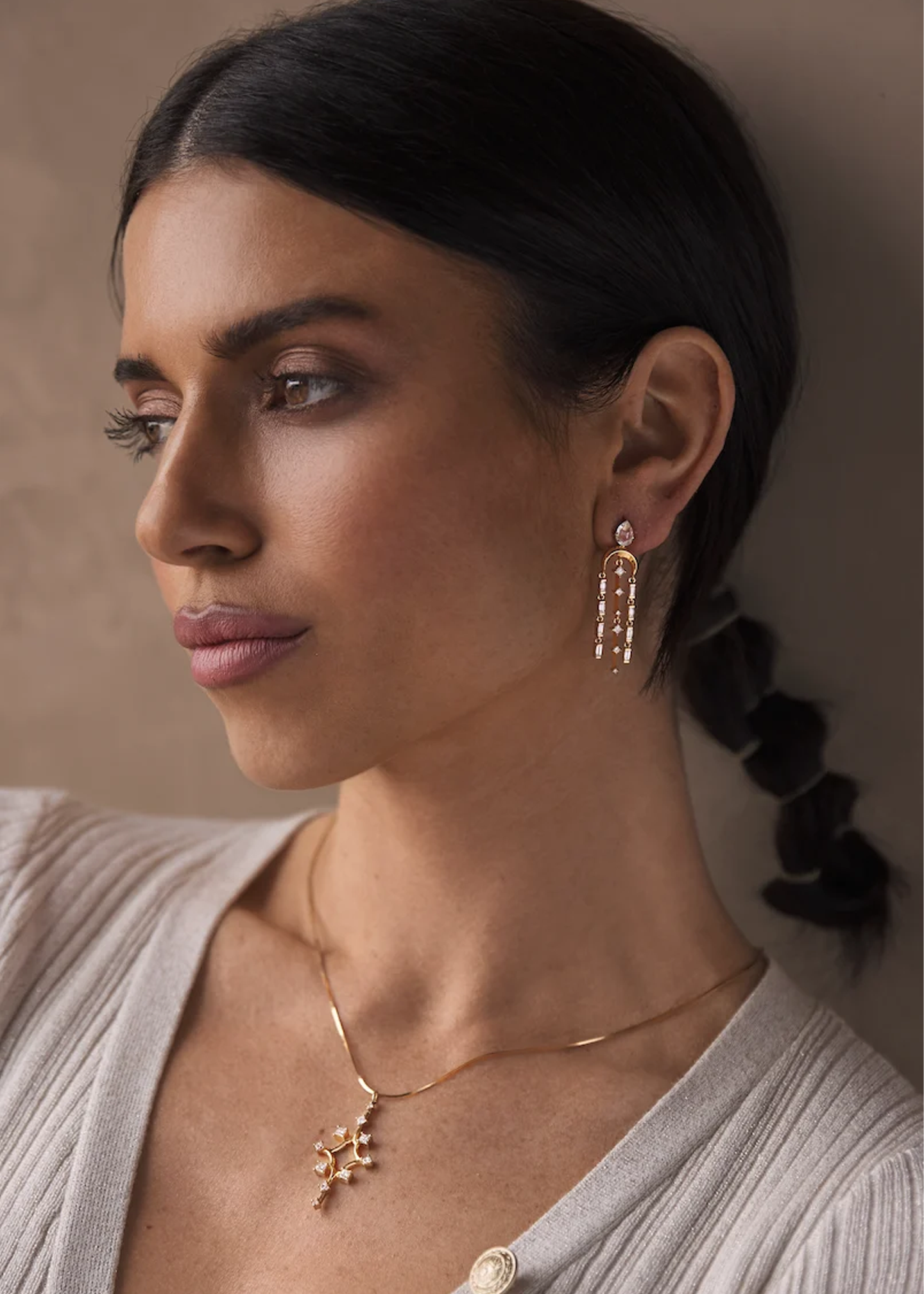 Moon Dangle Earrings