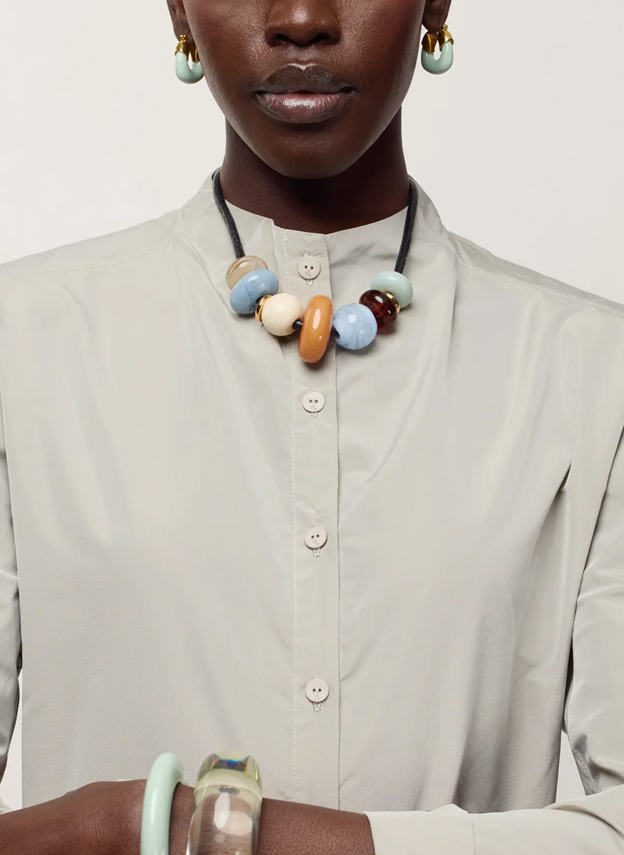 Piedra Necklace In Clay - Lizzie Fortunato