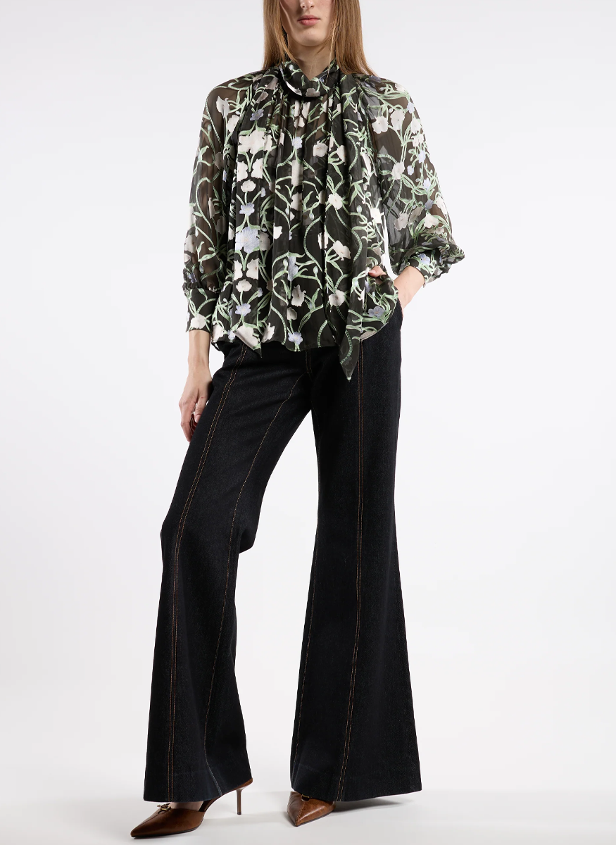 Beatrice Blouse in Winter Orchid - Christy Lynn