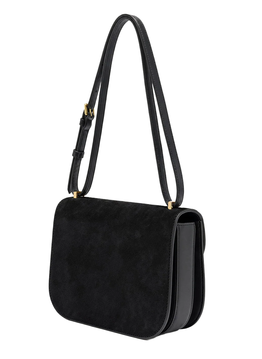 Dash Saddle Bag in Black - Veronica Beard