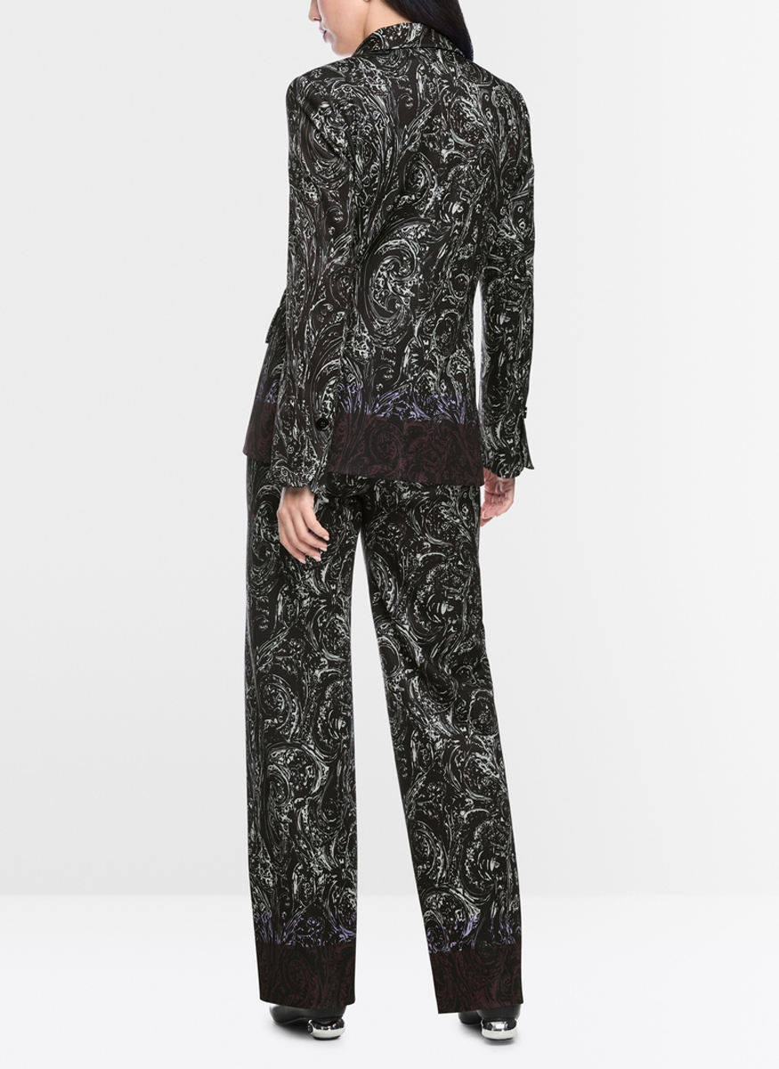 Scuba Jersey Blazer with All-Over Print - Marc Cain