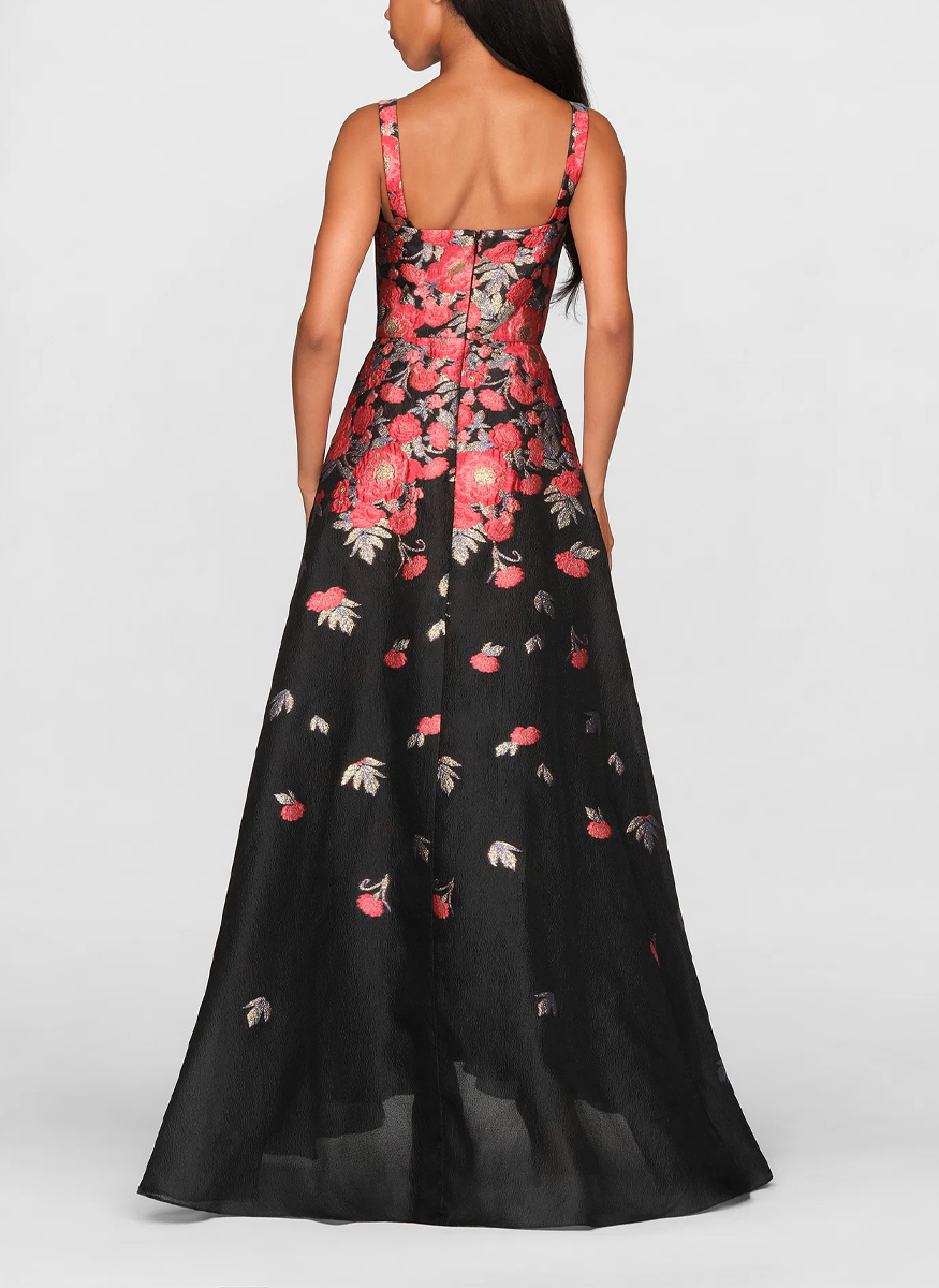 Ginevra Jacquard Gown - THEIA