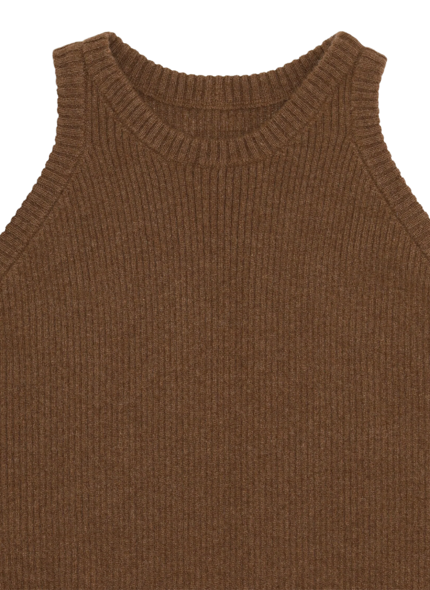 Aurelie Sleeveless Cashmere Dress - Fortela