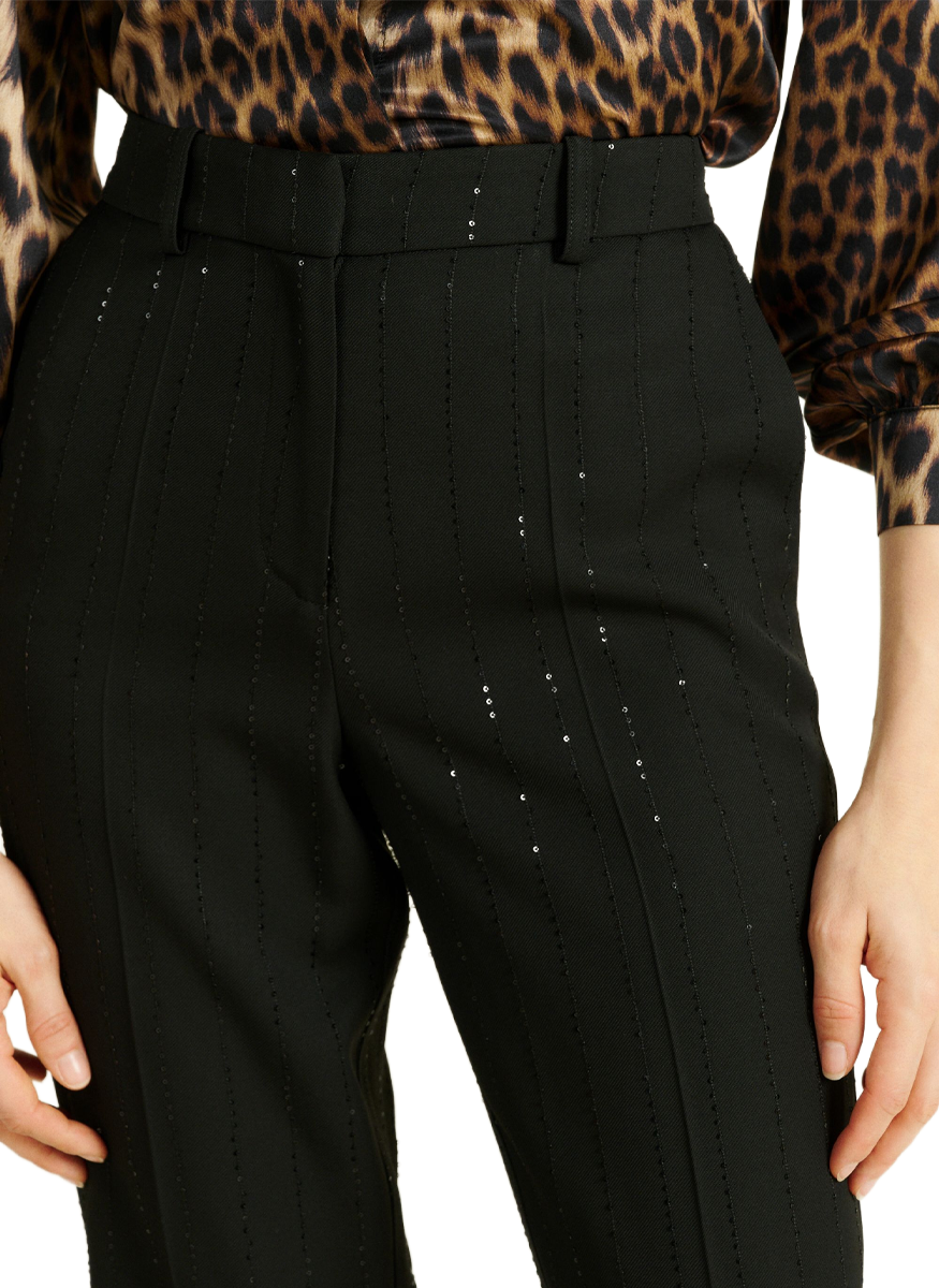 Victoria Pant With Beaded Detail - DMN Paris