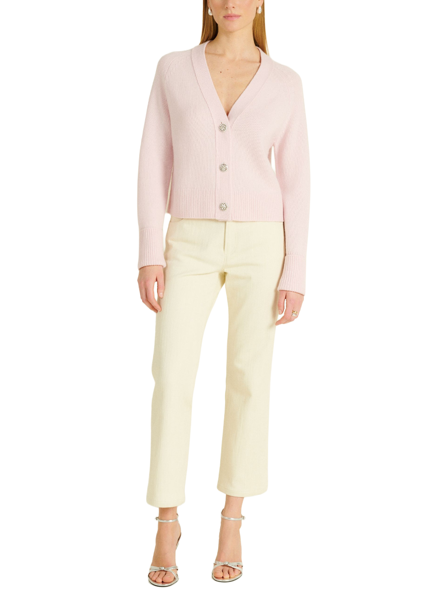 Jessica V-Neck Wool Cardigan - DMN Paris