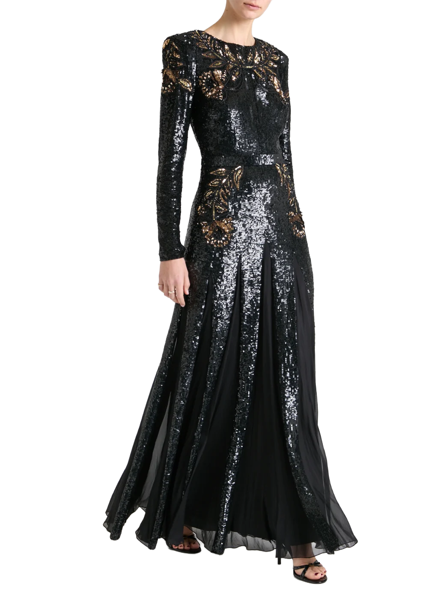Porta Sleeved Gown - Temperley London