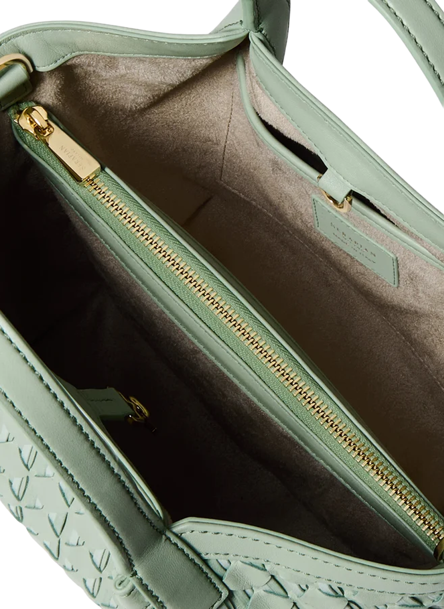 Mini Secret Masaico Bag in Aqua - Serapian