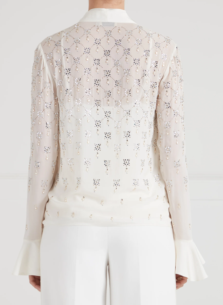 Gallantry Blouse With Gems - Temperley London