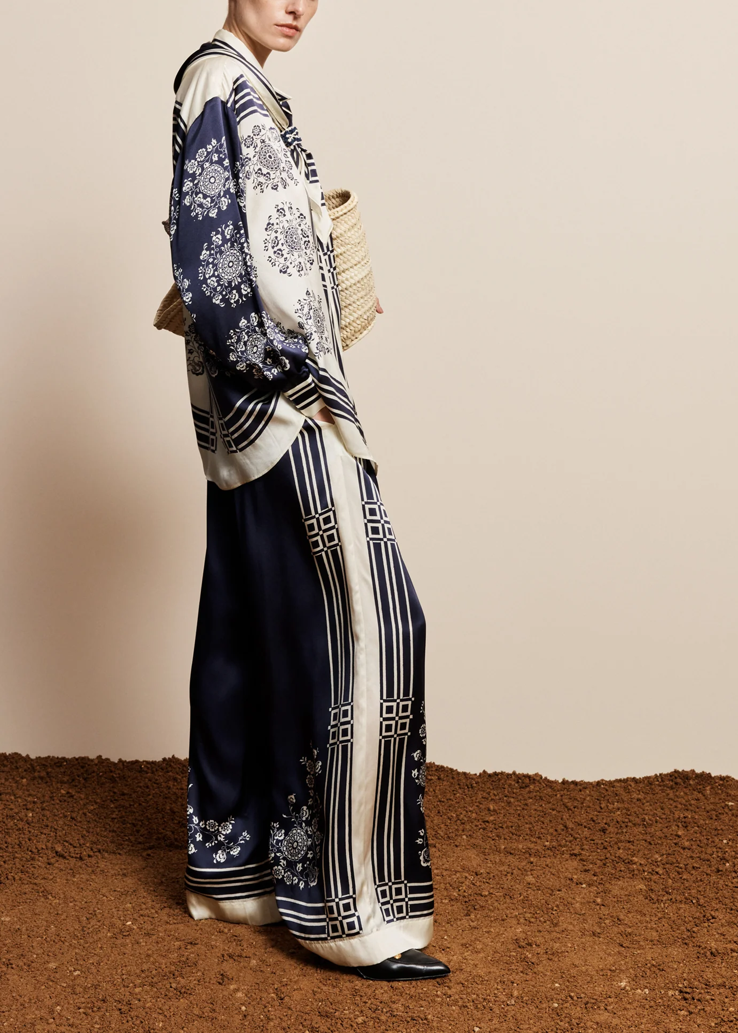 Banderra Silk Pant - Alémais