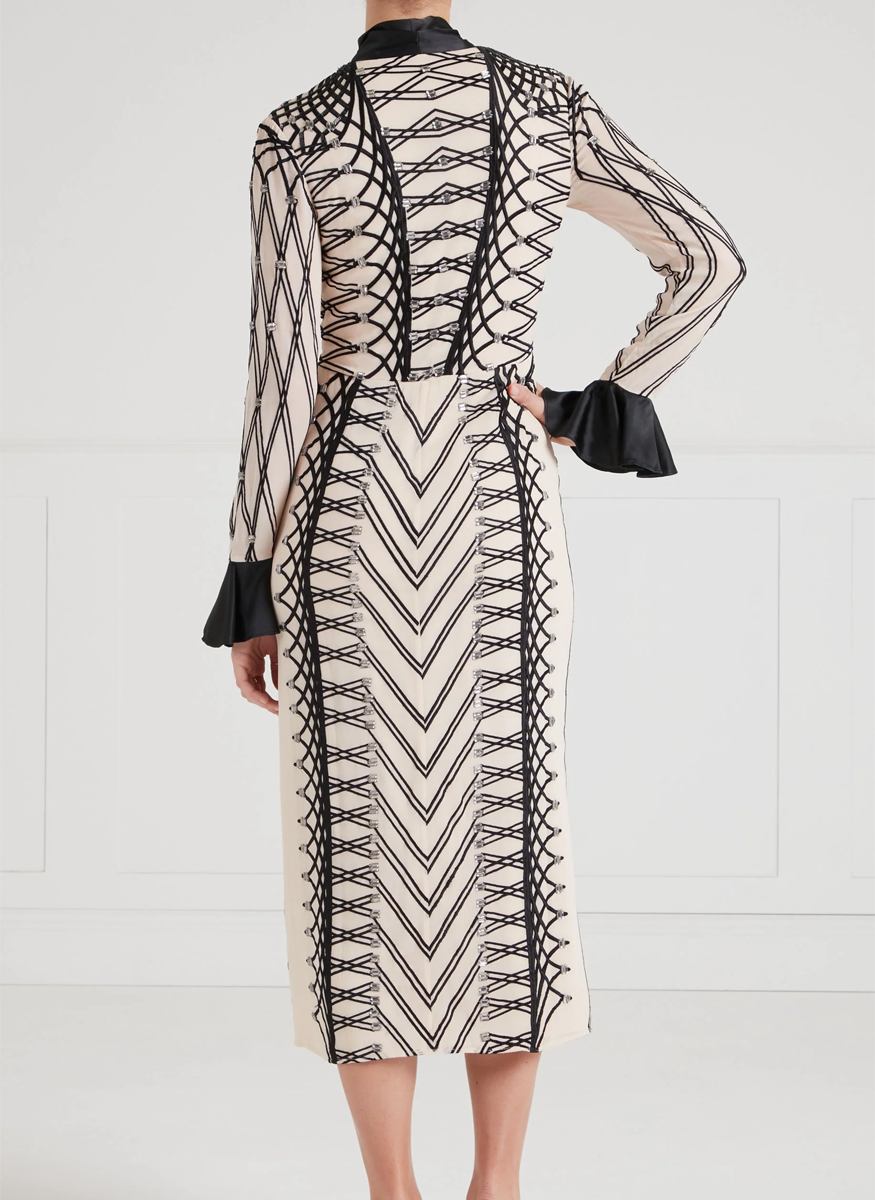 Cressida Tie Dress - Temperley London
