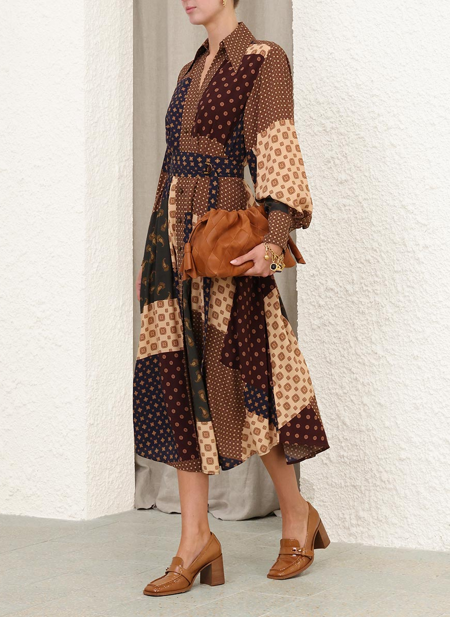 Tuck Midi Dress - Zimmermann