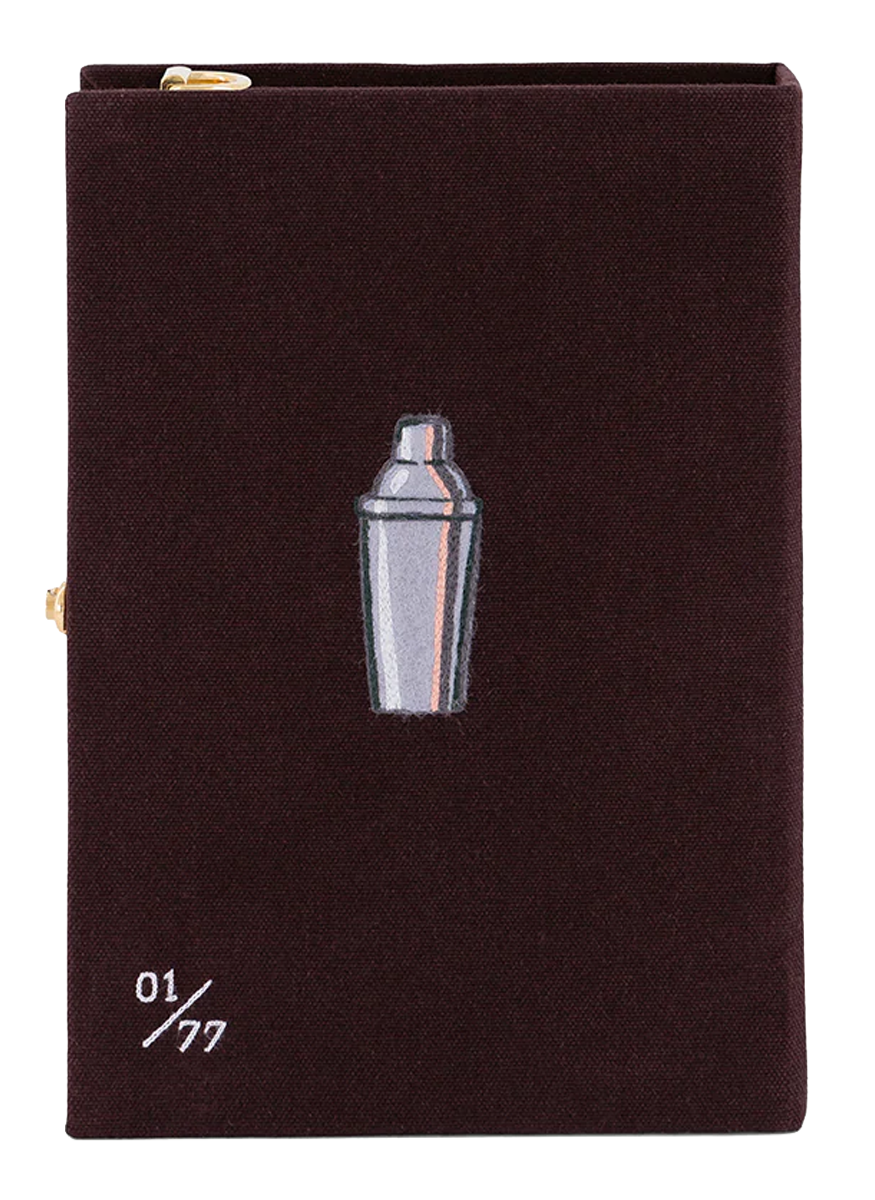 It's Cocktail Time Book Clutch with Strap - Olympia Le-Tan