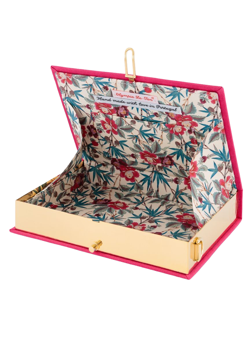 A Girl And Her Dog Book Clutch with Strap - Olympia Le-Tan