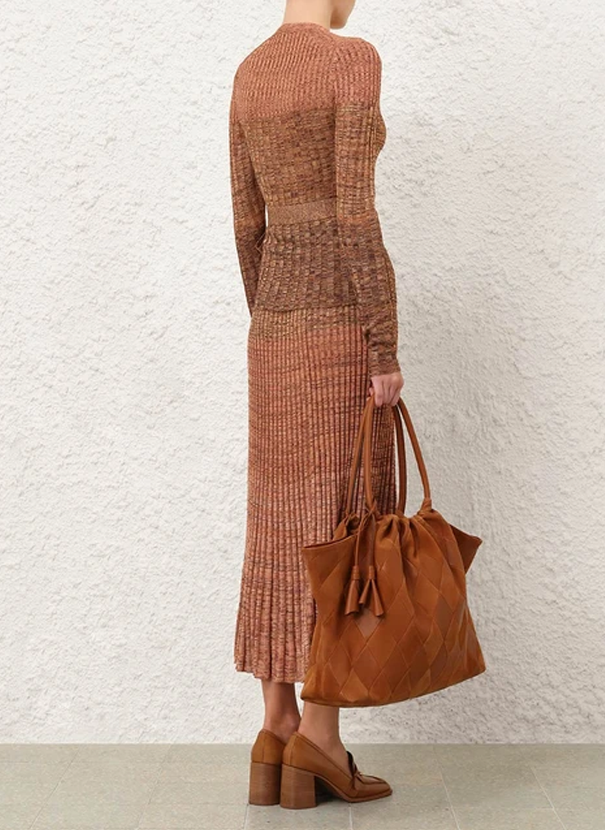 Mouline Rib Midi Skirt - Zimmermann