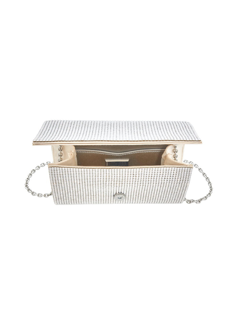 Fizzy Crystal Clutch in Opal