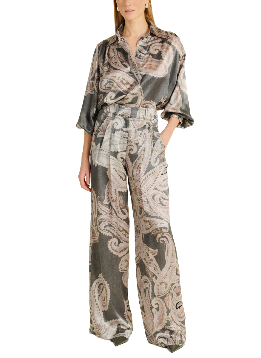 Charlie Paisley Silk Top - DMN Paris