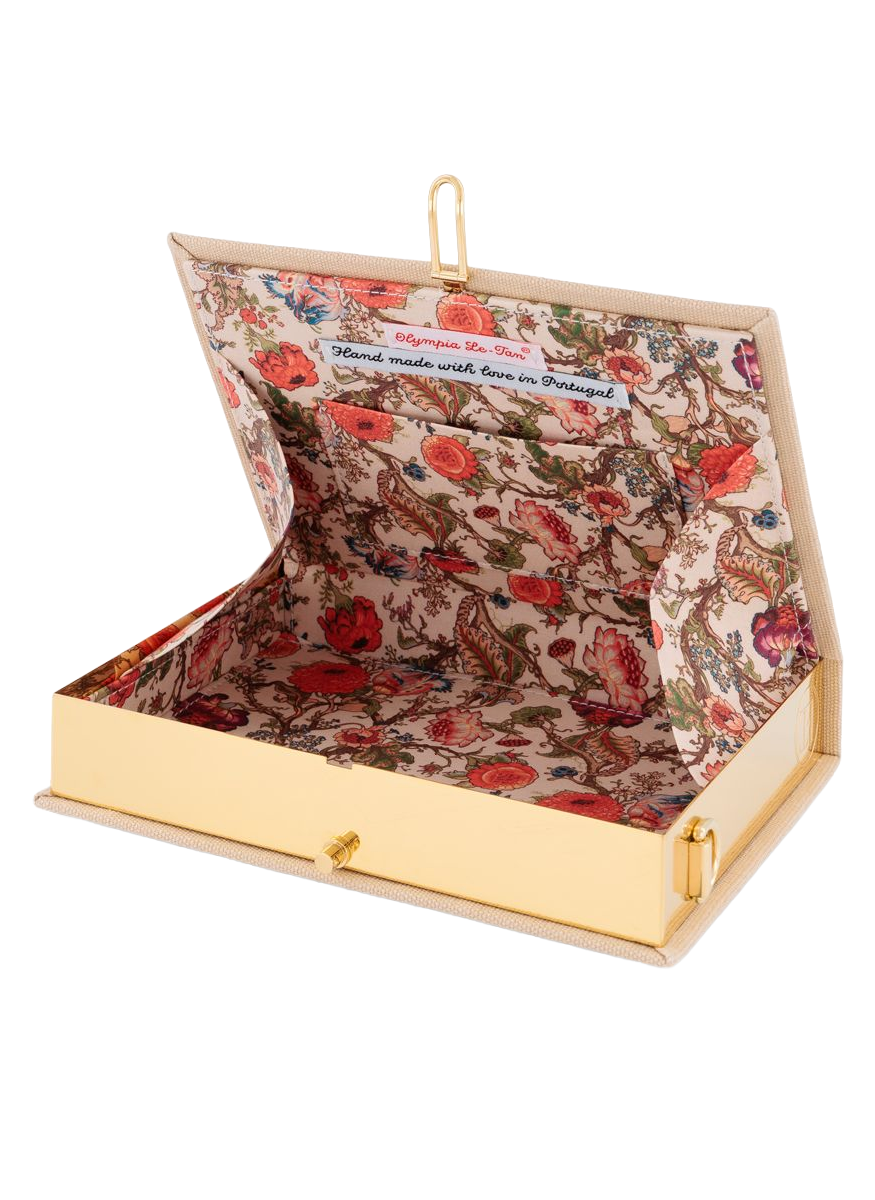 Tulip Book Clutch with Strap - Olympia Le-Tan
