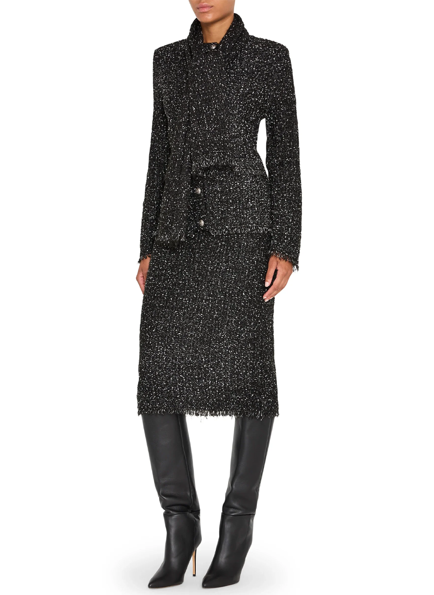 Faye Tweed Sweater Cardigan - Kobi Halperin