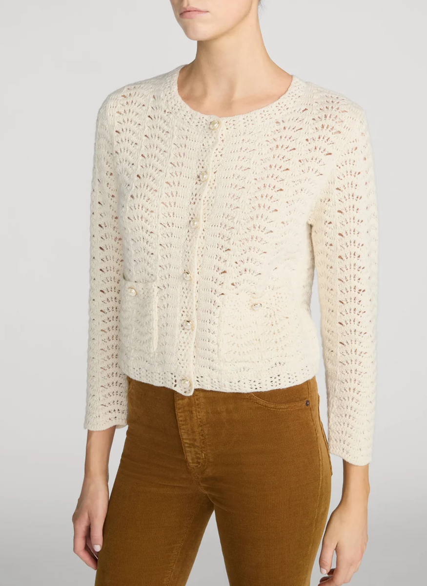 The Chevron Knit Cardigan - FRAME
