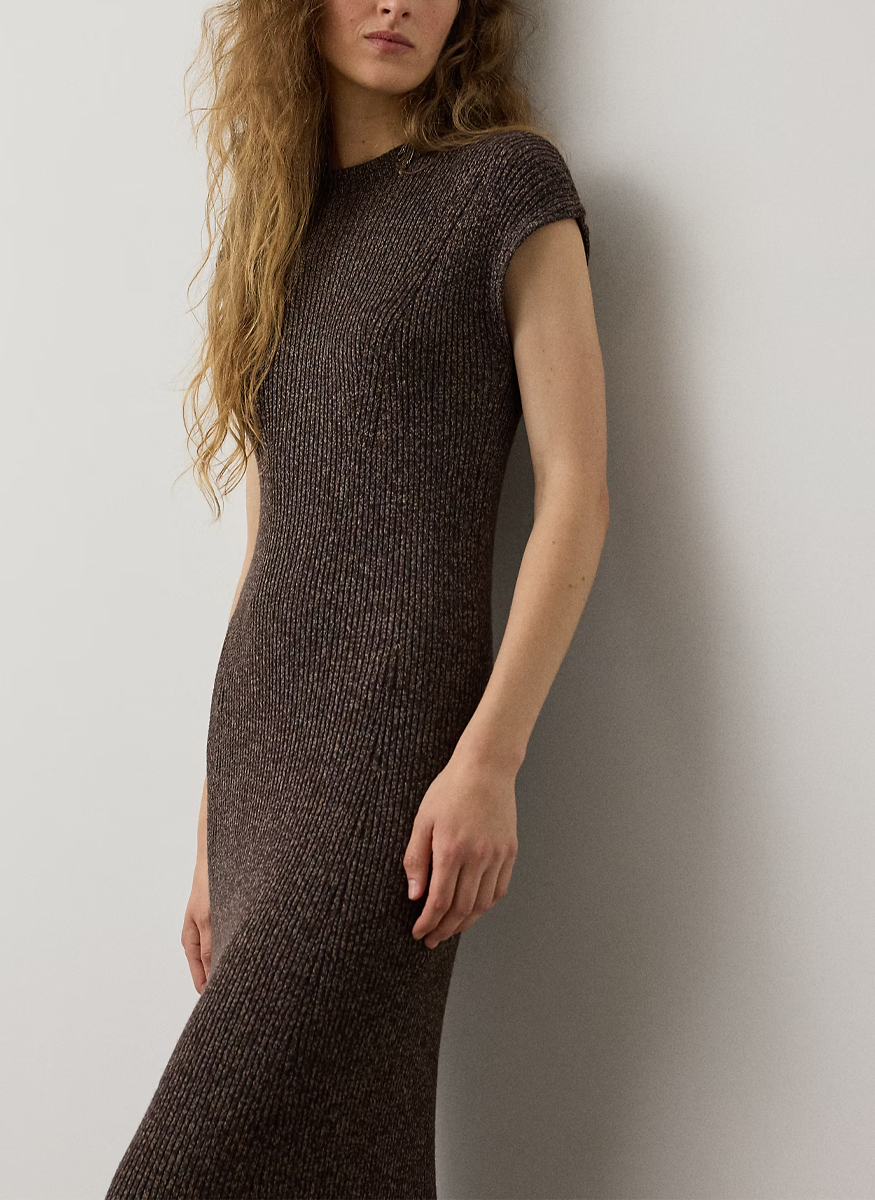 Windi Silk-Blend Mouline Day Dress - Ralph Lauren Collection