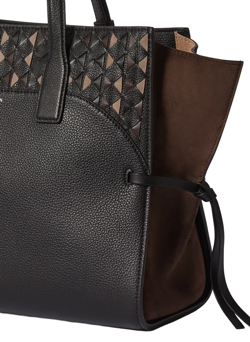 Medium Maro Bag in Cachemire Leather and Mosaico - Serapian