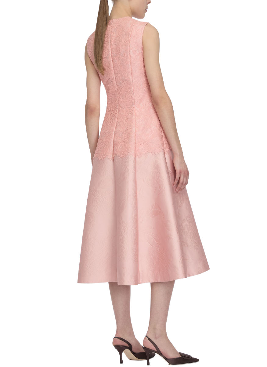 Mara Embossed Cloque Dress - Emilia Wickstead
