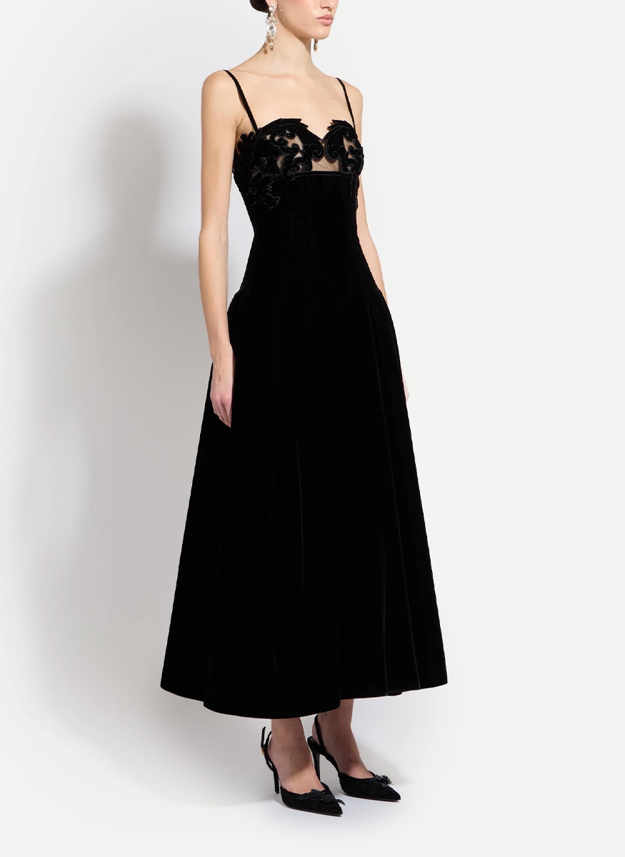 Velvet Midi Dress - Zuhair Murad