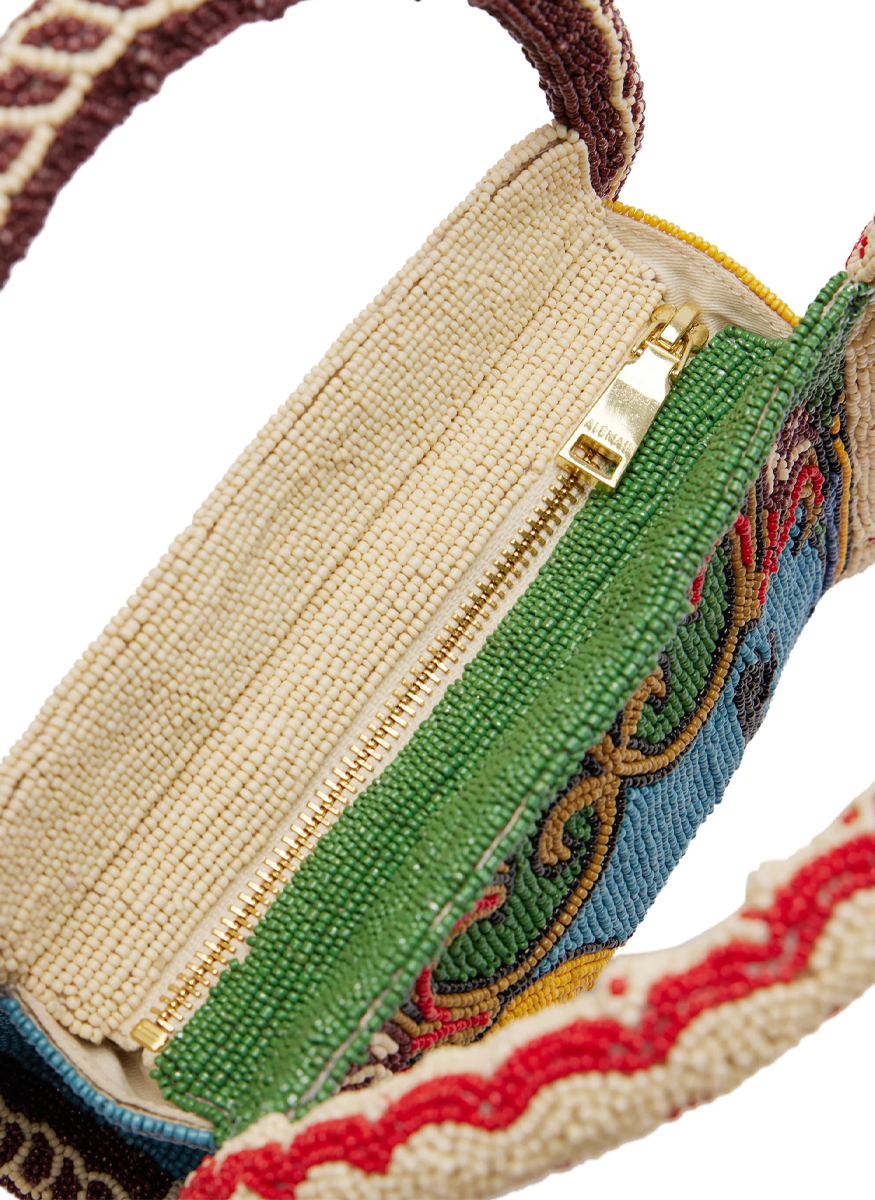 Ace Beaded Barrel Bag - Alémais